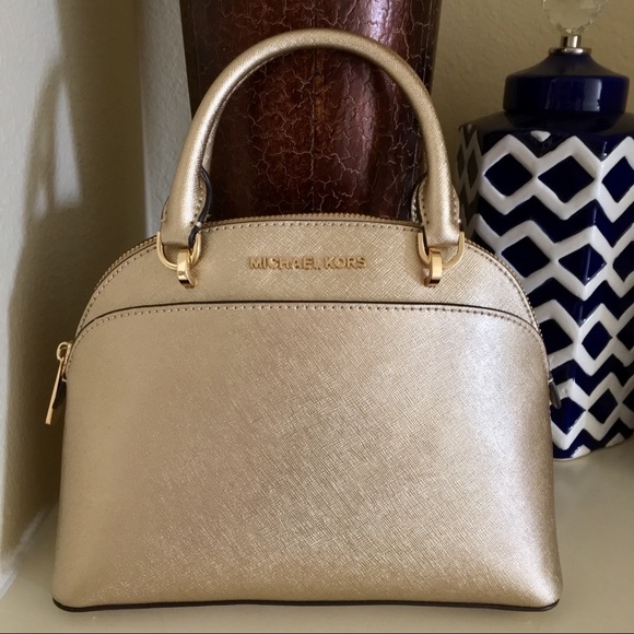 michael kors emmy small dome satchel